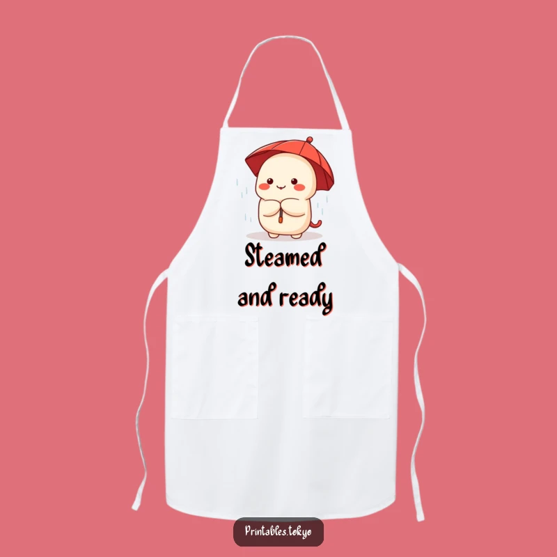 Funny Dumpling Umbrella Apron: Cook in Cute Style, Rainy Day Fun, Great Funny Gift!