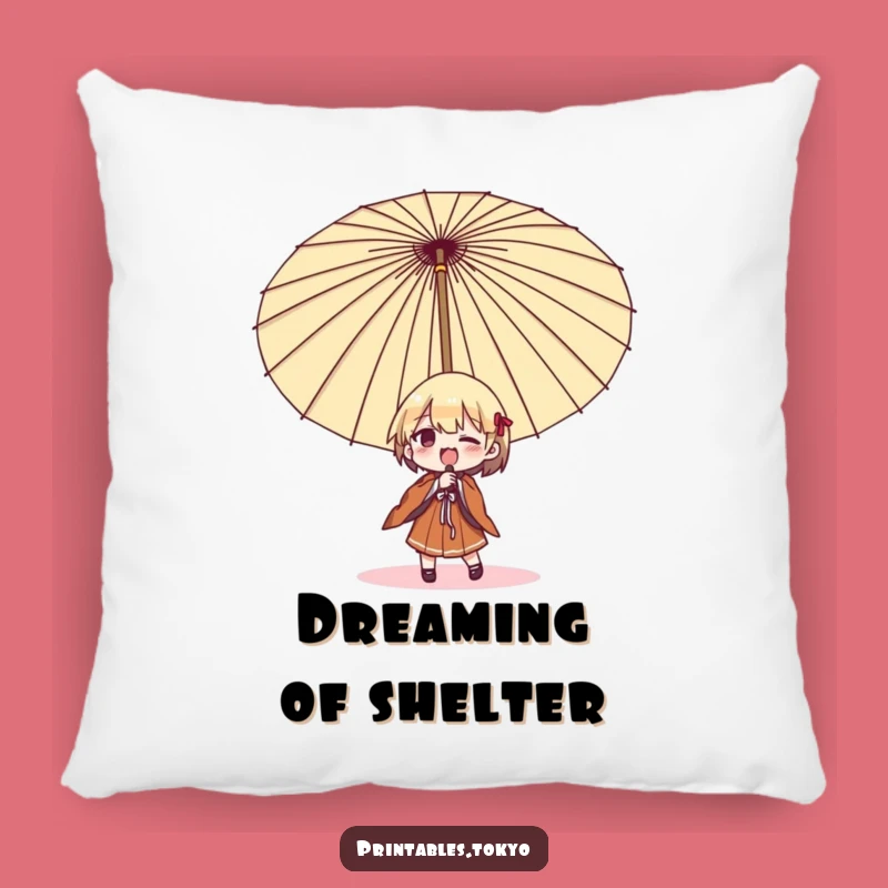 Funny Umbrella Struggle Pillow: Comfy Chaos for Your Couch!