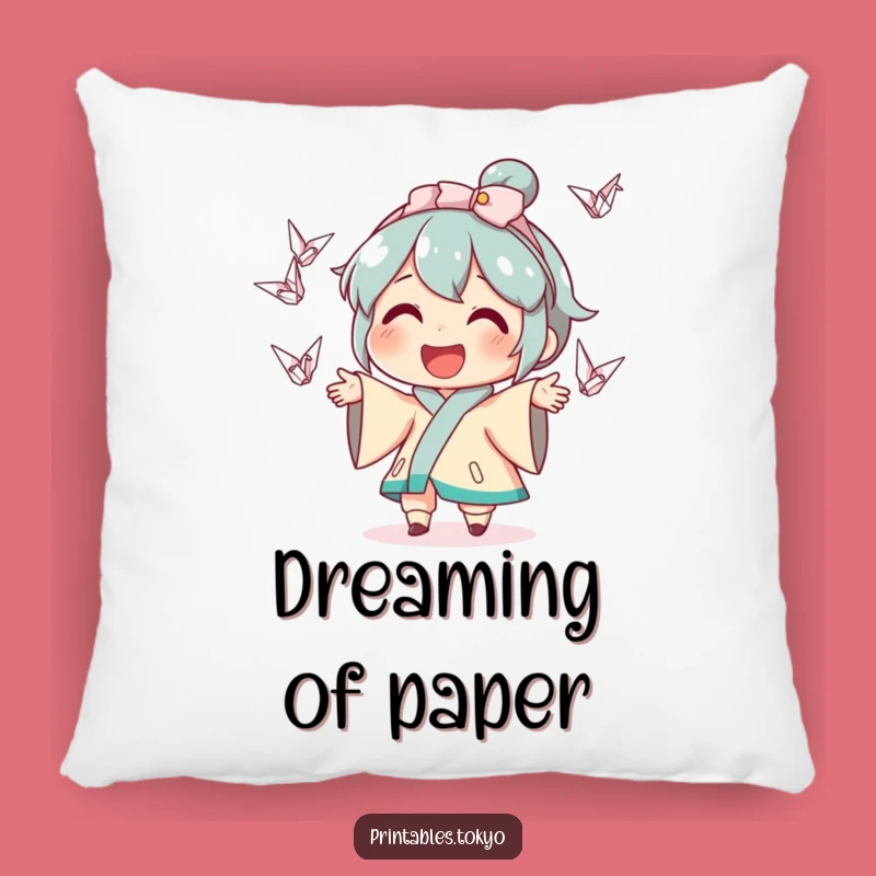 Funny Crane Juggling Pillow - Cozy Smiling Character Cushion - Whimsical Funny Gift