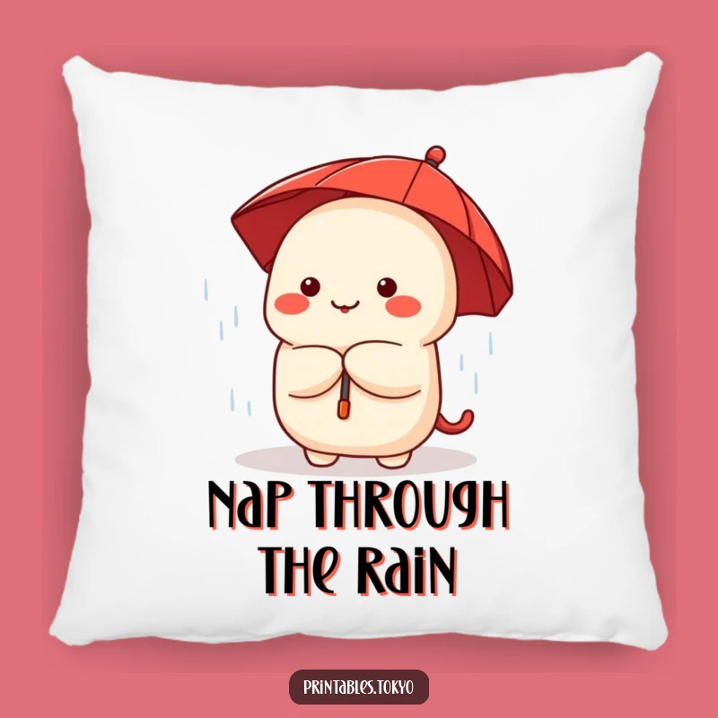 Funny Dumpling Umbrella Pillow: Cozy Cuddles, Rainy Day Charm, Perfect Funny Gift!