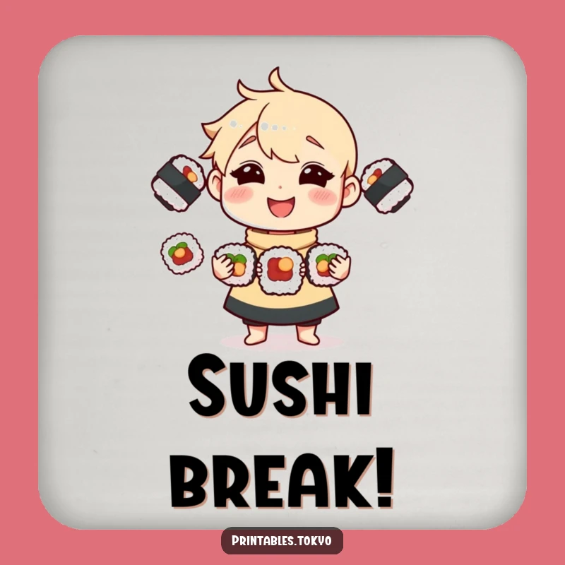 Funny Sushi Juggling Coaster Set: Protect Surfaces with This Hilarious Bar Accessory