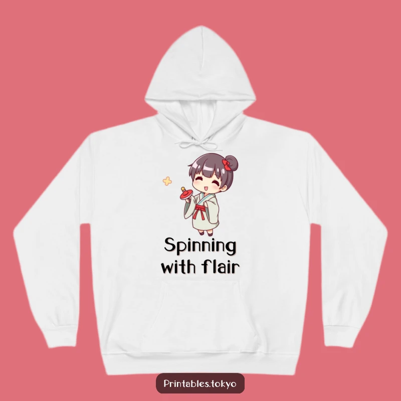 Funny Yukata Spinner Hoodie: Cozy Up with Classic Fun!