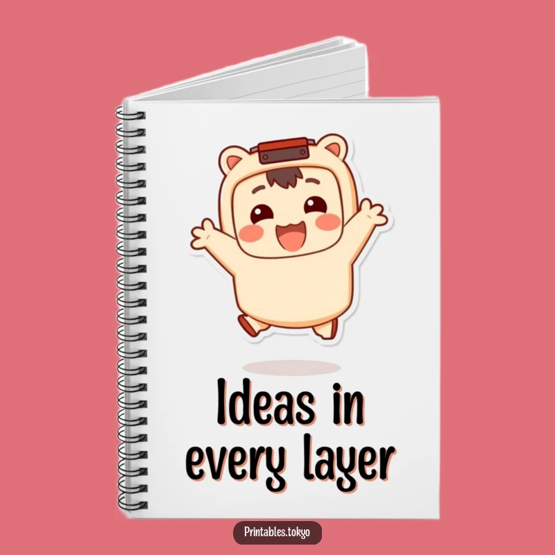 Funny Bento Jumper Notebook: Happy Character Journal, Your Perfect Funny Gift for Recipes!
