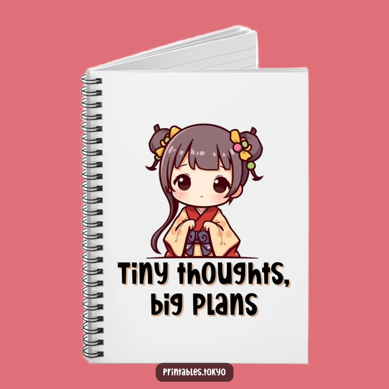 Funny Kimono Journal: Peek into Your Cute Ideas with This Notebook!