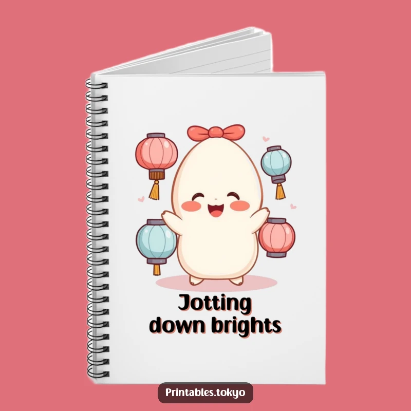Funny Mochi Juggler Notebook: Jot Down Ideas, Cheerful Balance, Perfect Funny Gift!