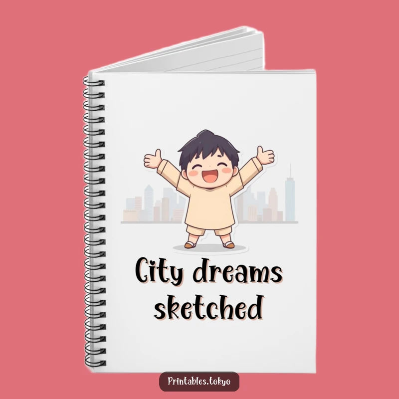 Joyful City Embrace Notebook: Capture Your Urban Adventures!
