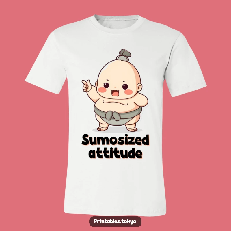 Funny Sumo Wrestler T-Shirt - Wear Your Playful Confidence