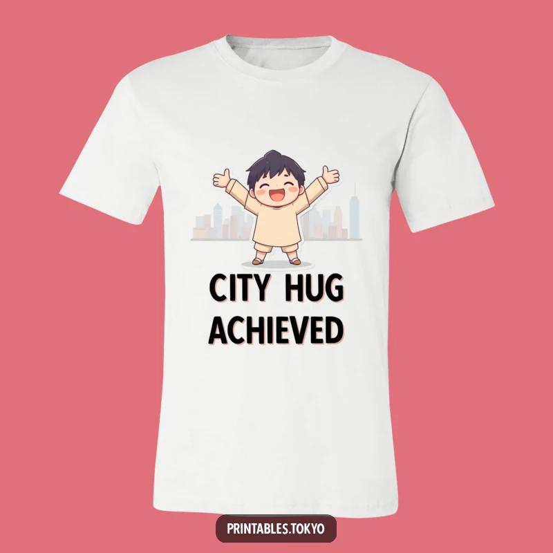 Joyful City Embrace T-Shirt: Show Your Urban Love!